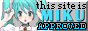 this site is miku approved with a determined miku in the background